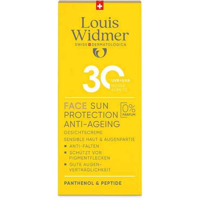 WIDMER Sun Face Sun Protection Anti-Age UV 30 unparfümiert