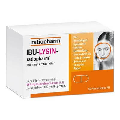IBU LYSIN-ratiopharm 400 mg Filmtabletten