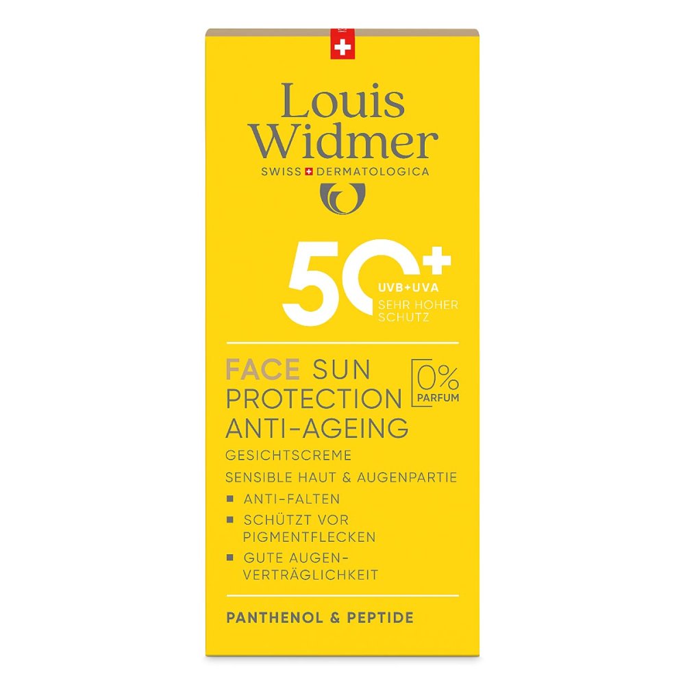 WIDMER Sun Face Sun Protection Anti-Age UV 50+ unparfümiert